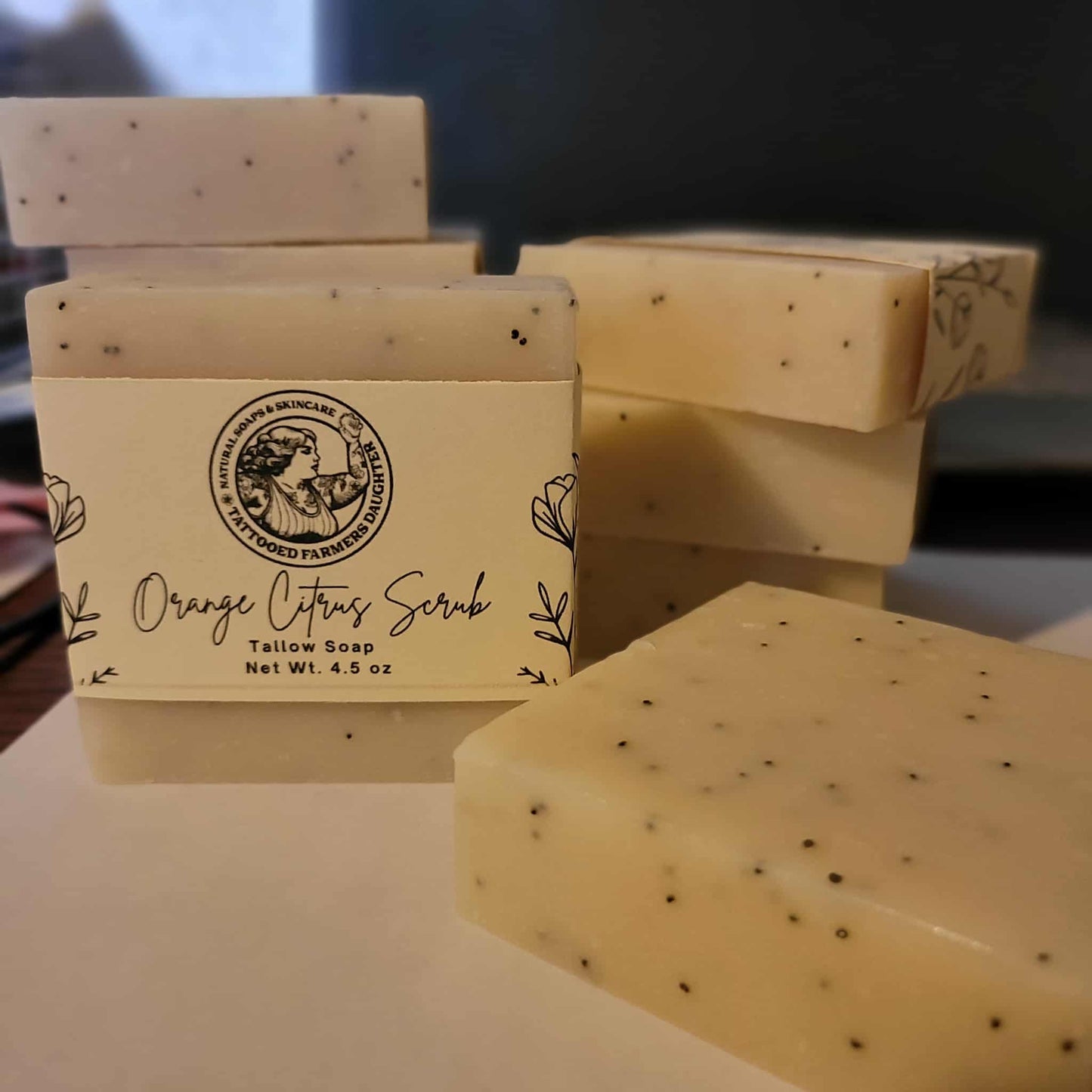 Orange Citrus Scub Tallow Soap