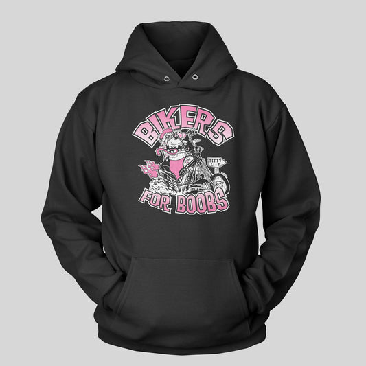 Pre Order Bikers For Boobs Lowbrow Hoodie