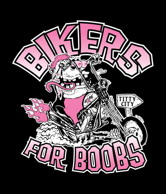 Pre Order Bikers For Boobs Lowbrow Hoodie