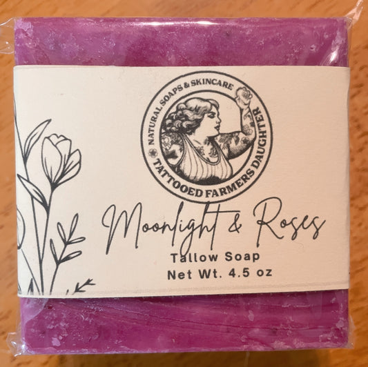 Moonlight & Roses Tallow Soap
