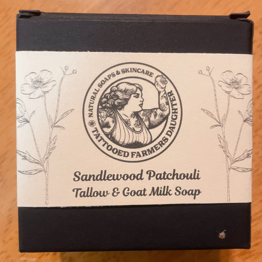 Sandalwood Patchouli Tallow Soap